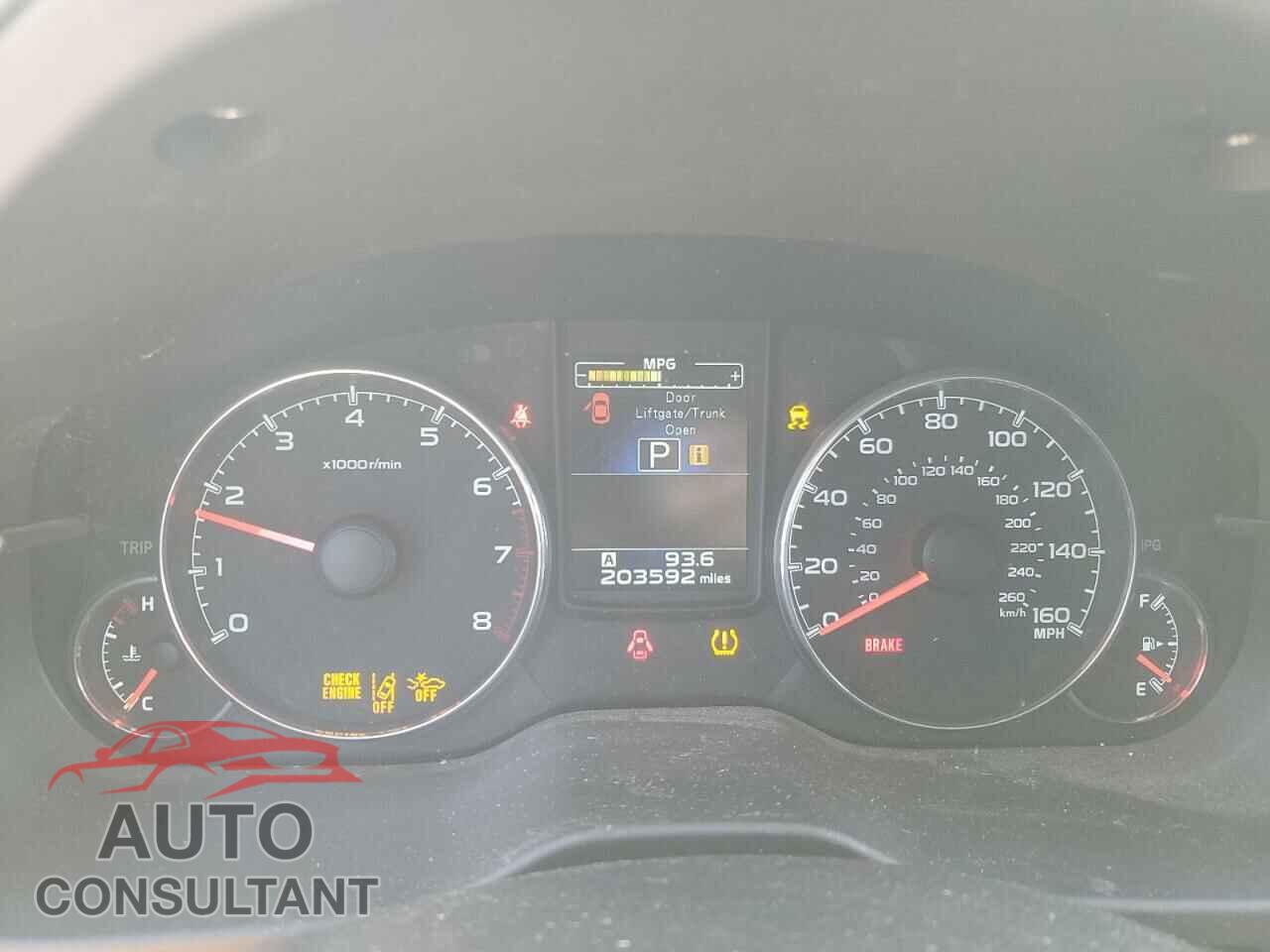 SUBARU OUTBACK 2013 - 4S4BRDPC6D2244604