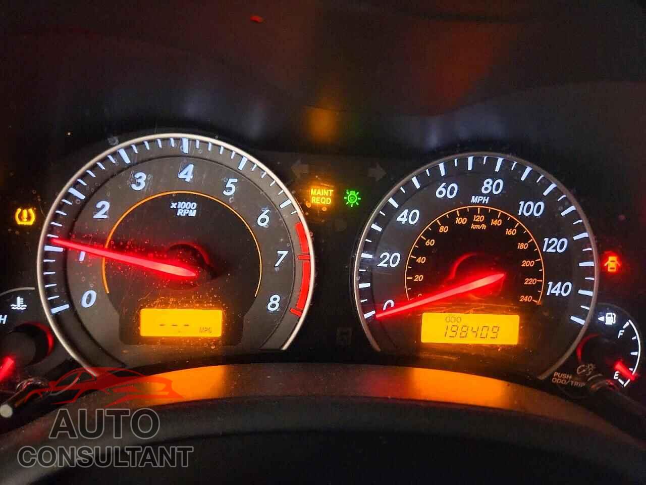 TOYOTA COROLLA 2010 - 2T1BU4EEXAC434734