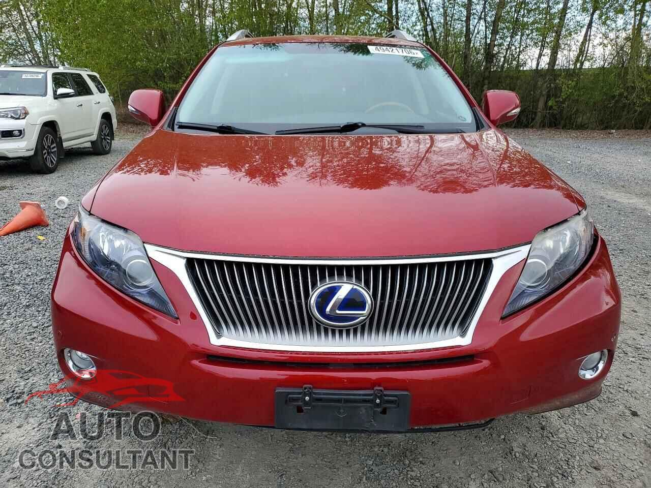 LEXUS RX450 2010 - JTJBC1BA4A2012506