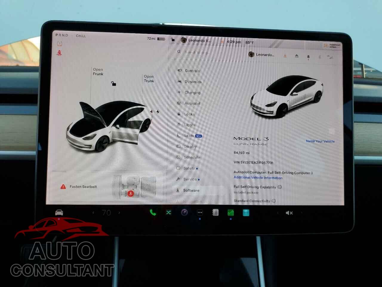 TESLA MODEL 3 2018 - 5YJ3E1EA2JF057731