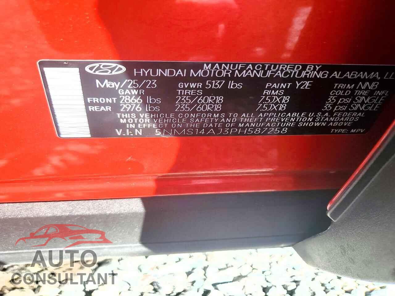 HYUNDAI SANTA FE 2023 - 5NMS14AJ3PH587258