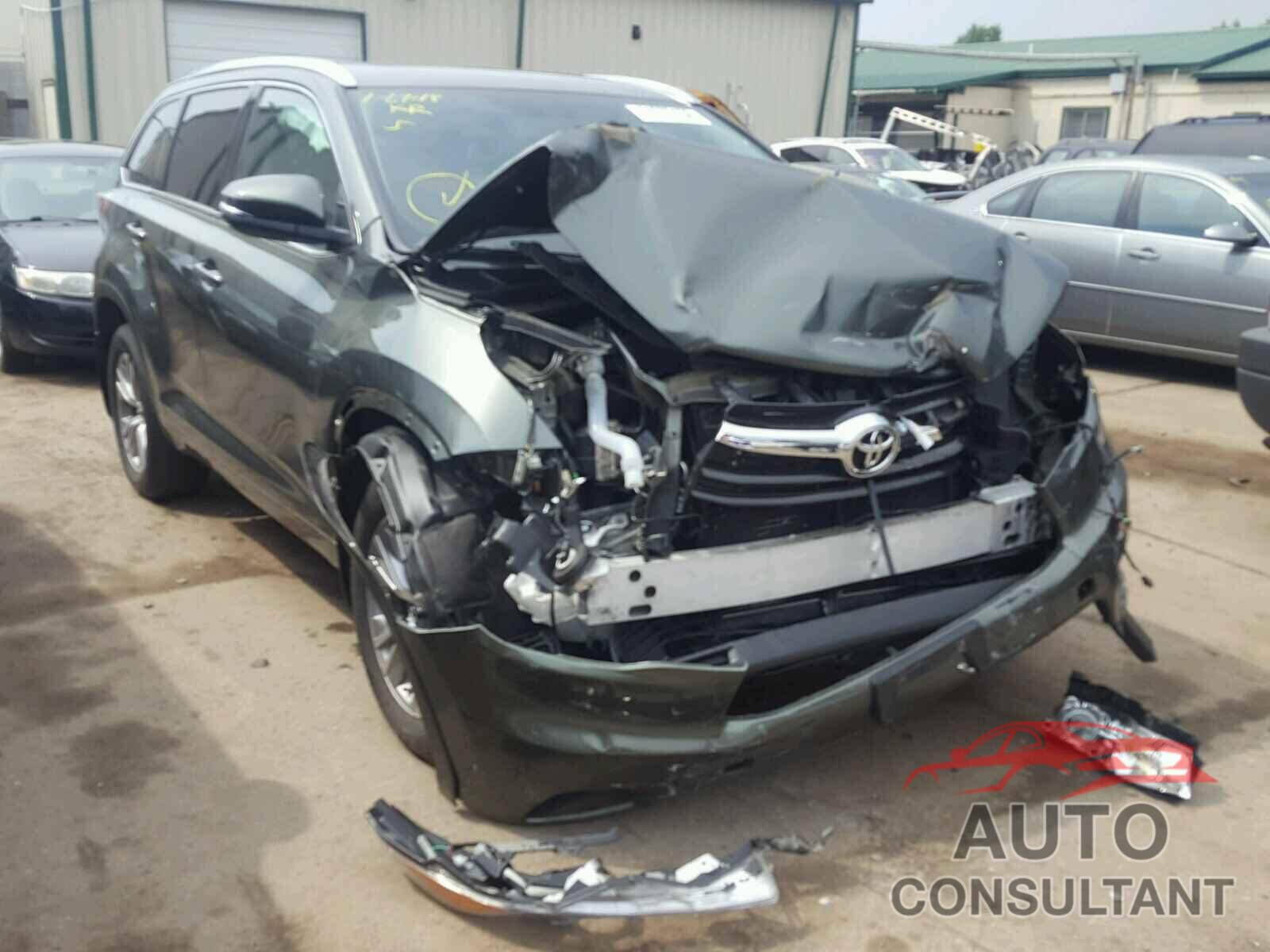 TOYOTA HIGHLANDER 2015 - 5TDJKRFH7FS075185