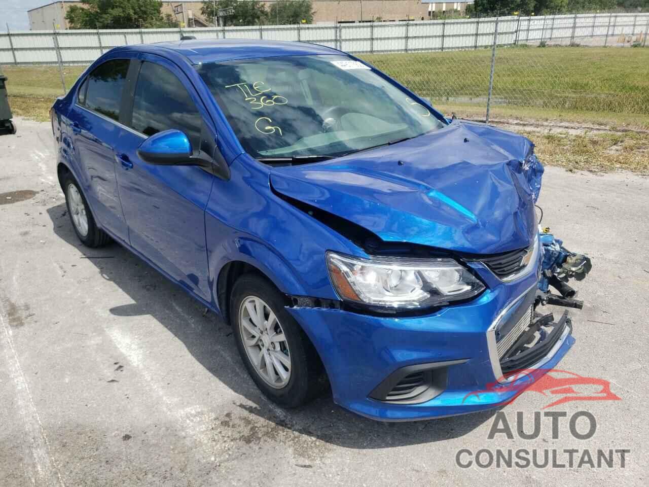 CHEVROLET SONIC 2019 - 1G1JD5SB6K4121821