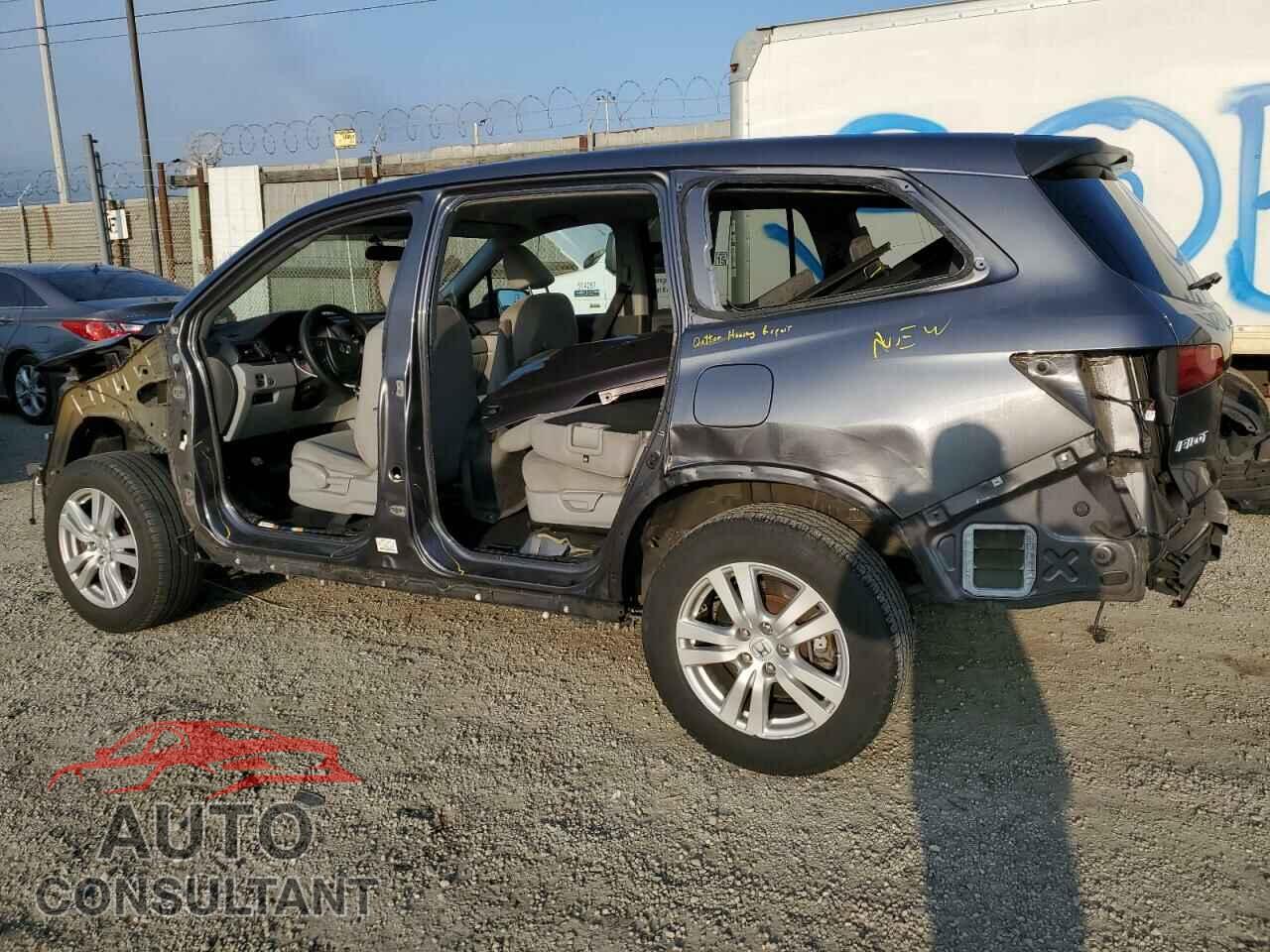 HONDA PILOT 2016 - 5FNYF5H17GB033696