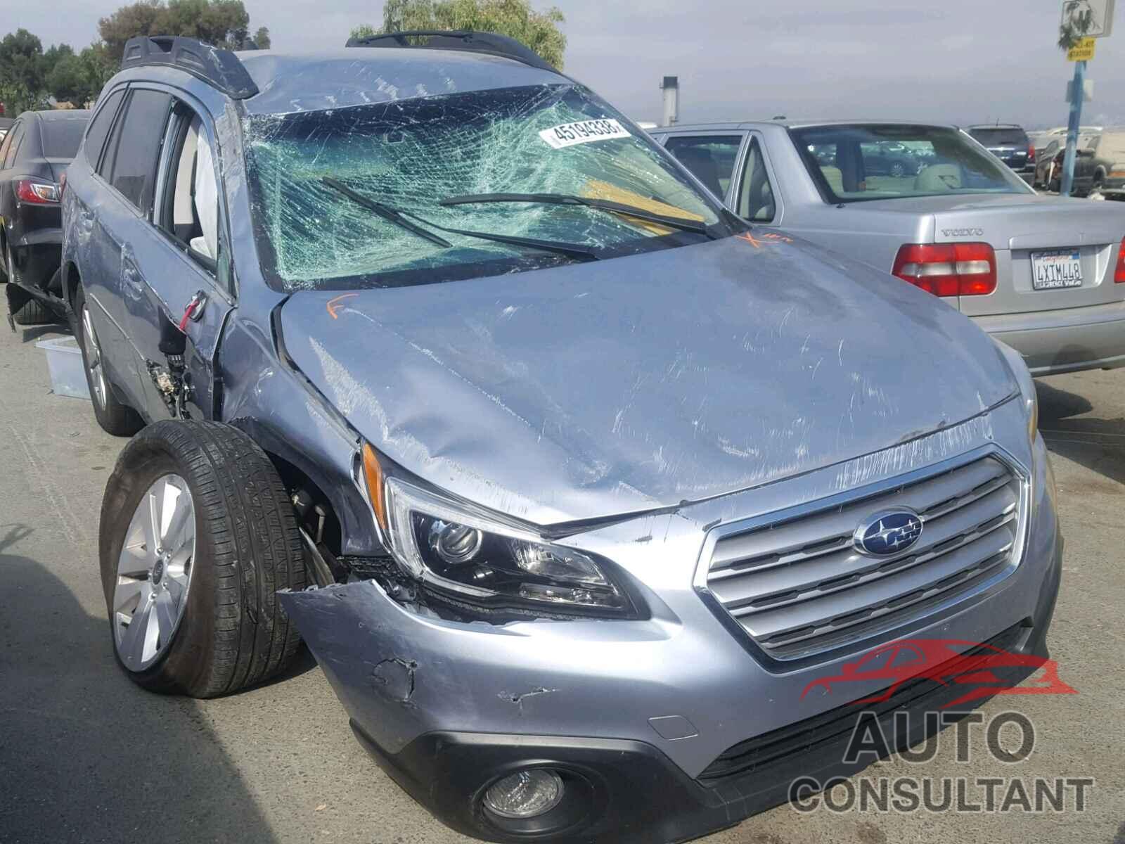 SUBARU OUTBACK 2.5I PREMIUM 2016 - 4S4BSAFC3G3227665