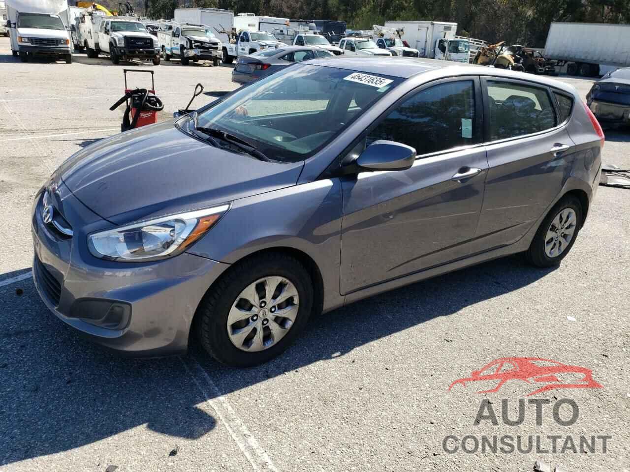 HYUNDAI ACCENT 2016 - KMHCT5AEXGU290418