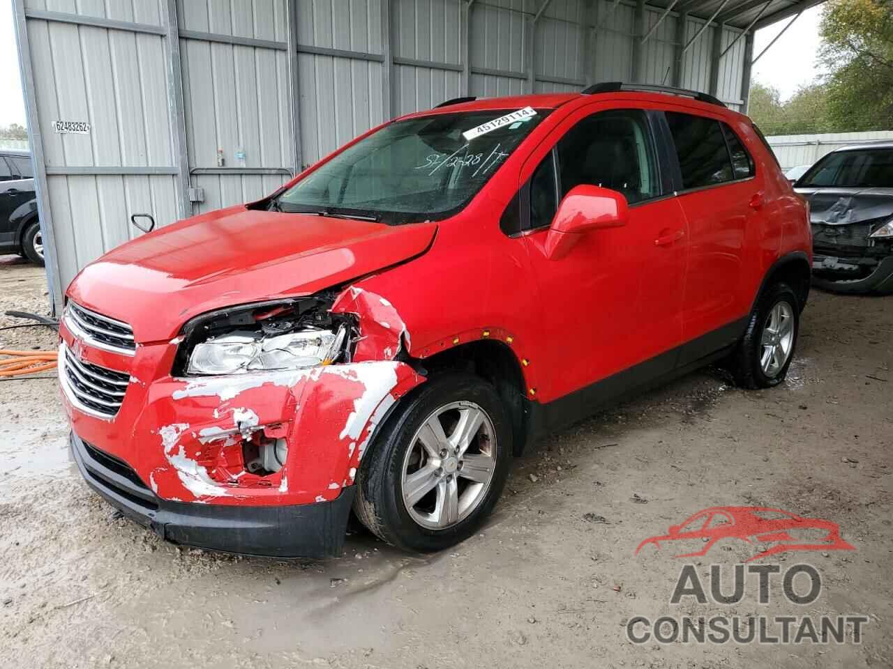 CHEVROLET TRAX 2016 - KL7CJPSB2GB568294