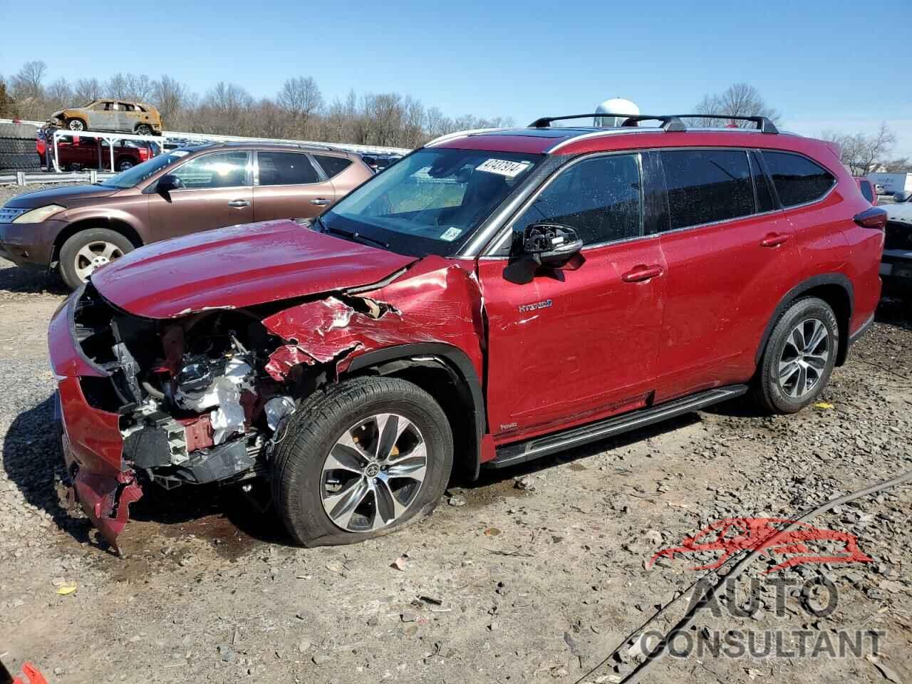 TOYOTA HIGHLANDER 2021 - 5TDGBRCH4MS049073