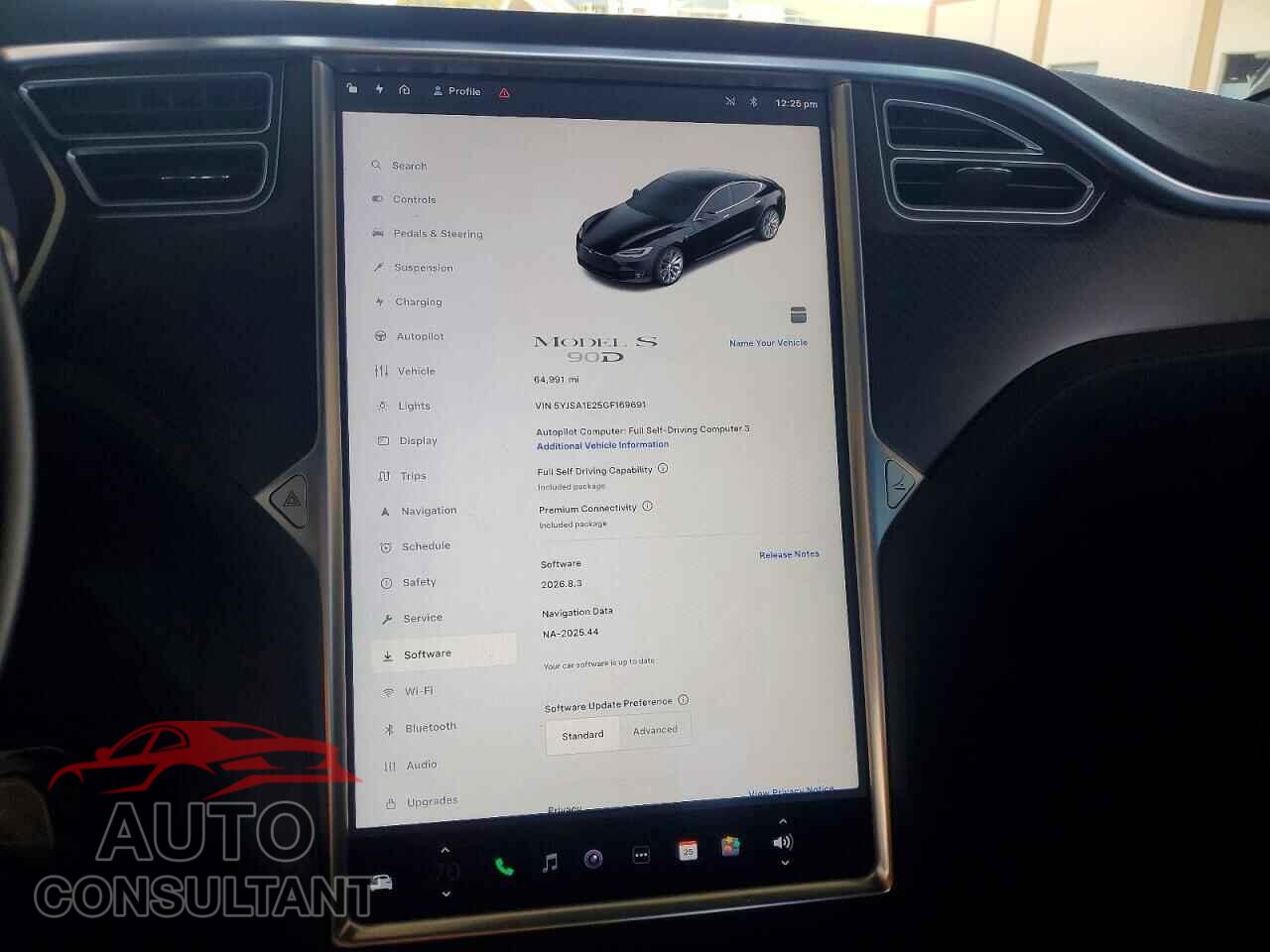TESLA MODEL S 2016 - 5YJSA1E25GF169691