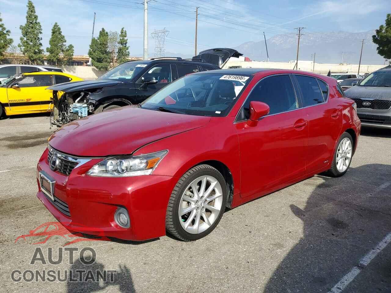 LEXUS CT 200 2013 - JTHKD5BH8D2153991