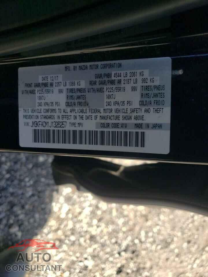 MAZDA CX-5 2018 - JM3KFACM1J1326257