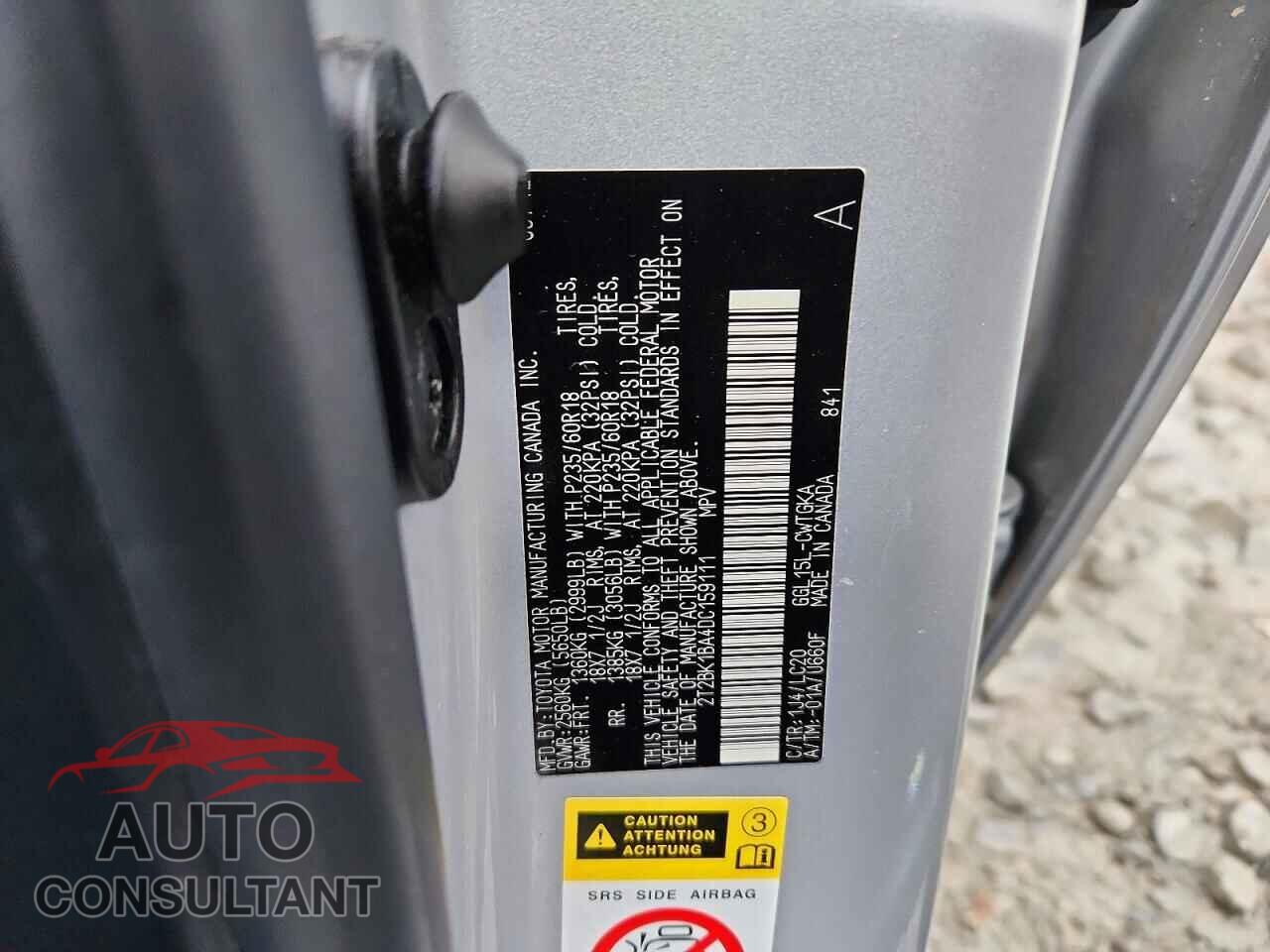 LEXUS RX350 2013 - 2T2BK1BA4DC159111