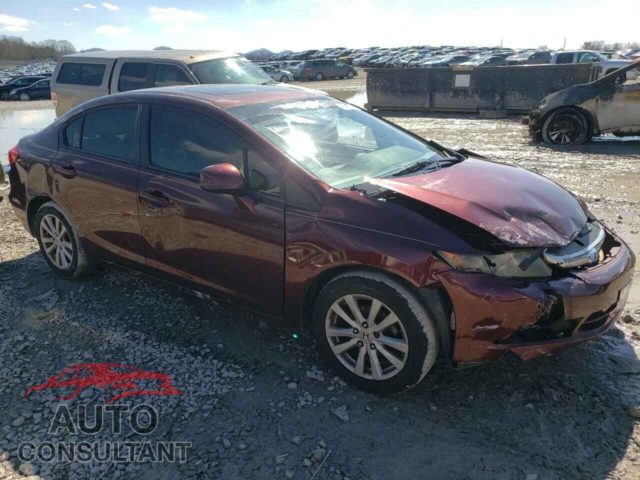 HONDA CIVIC 2012 - 19XFB2F86CE082552