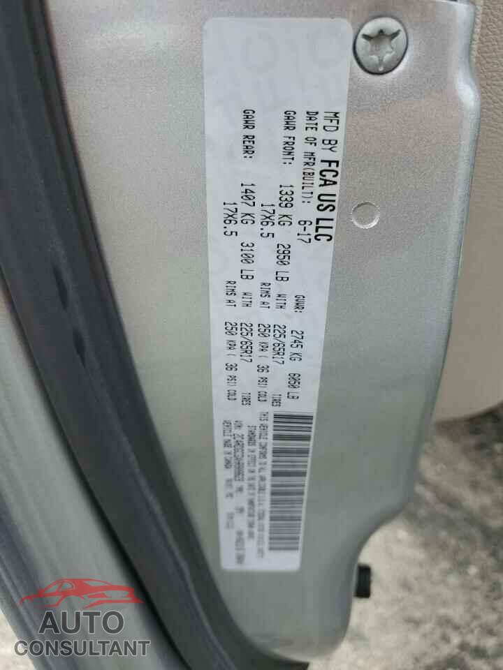 DODGE CARAVAN 2017 - 2C4RDGCGXHR808628
