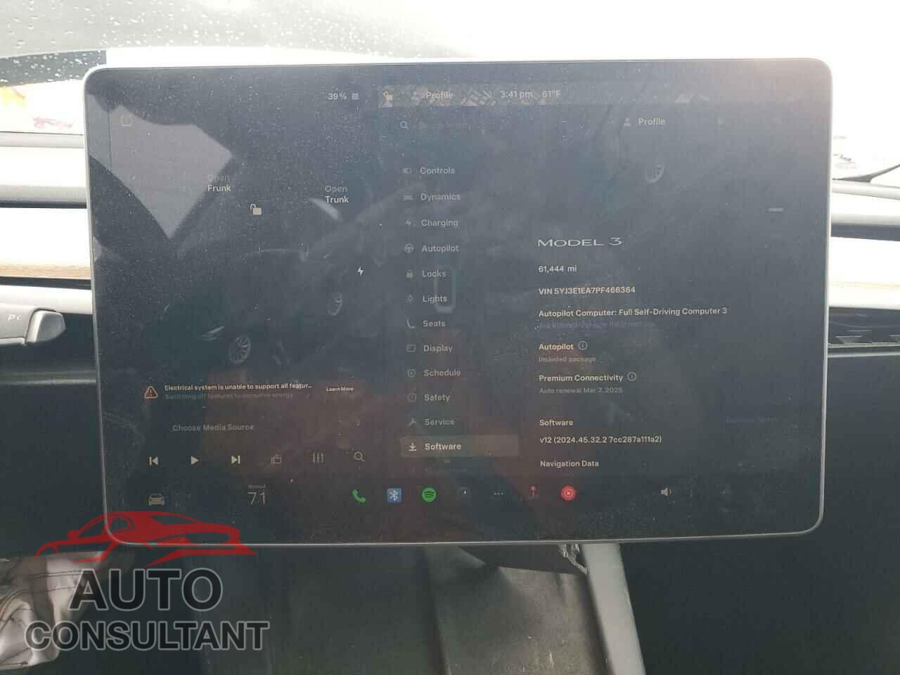 TESLA MODEL 3 2023 - 5YJ3E1EA7PF466364