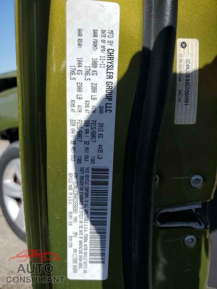 JEEP COMPASS 2012 - 1C4NJCBA0CD556901