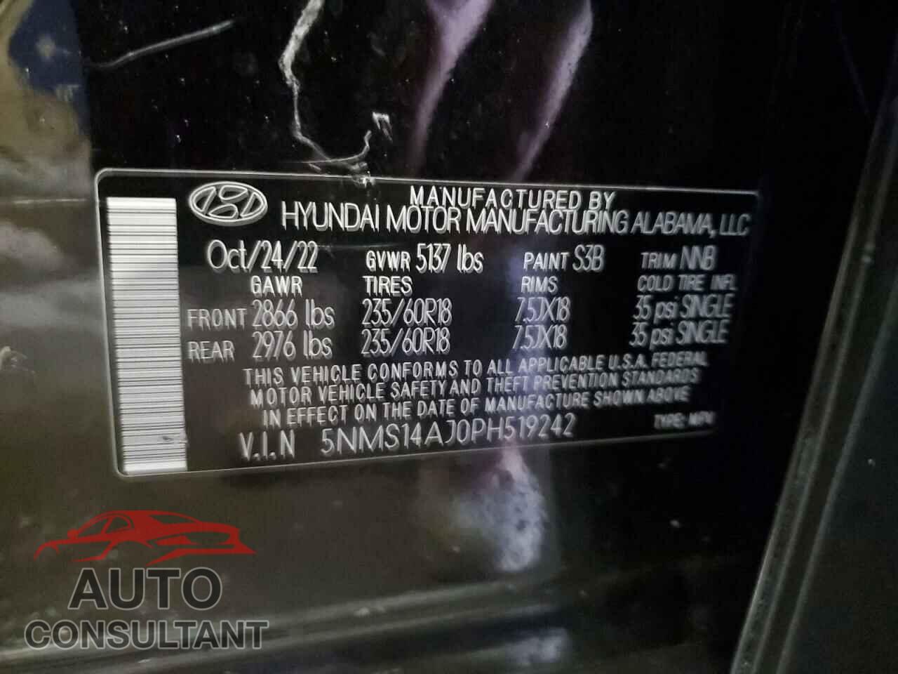 HYUNDAI SANTA FE 2023 - 5NMS14AJ0PH519242
