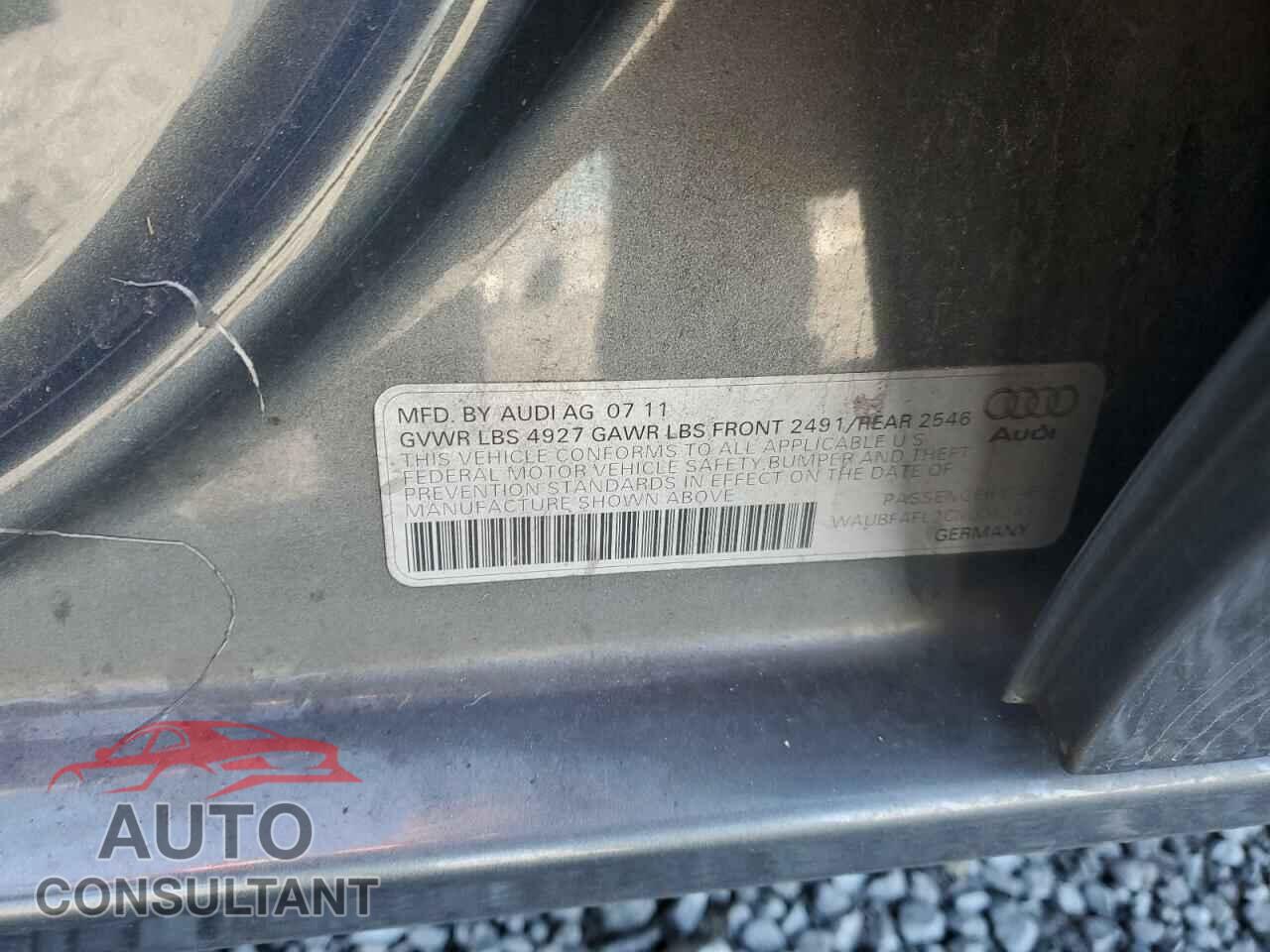 AUDI A4 2012 - WAUBFAFL2CN004263