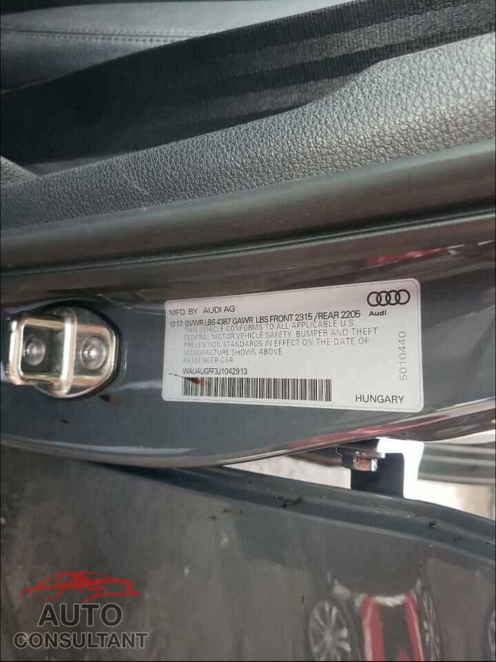 AUDI A3 2018 - WAUAUGFF3J1042913