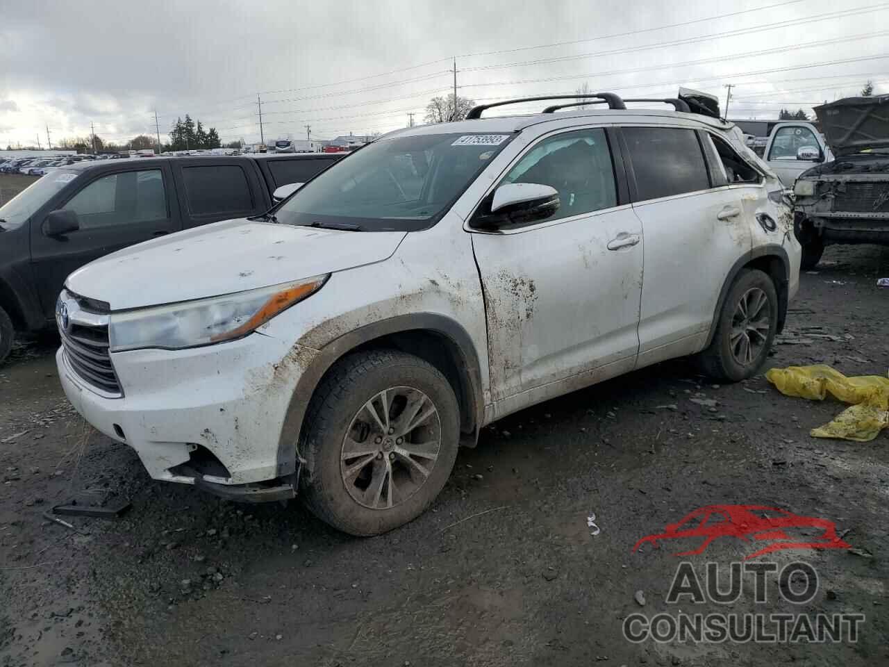 TOYOTA HIGHLANDER 2016 - 5TDJKRFH4GS230549