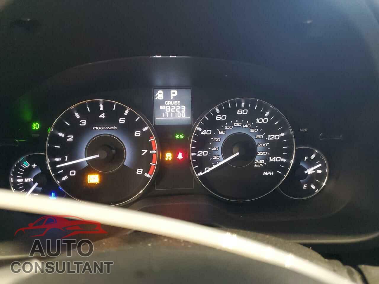 SUBARU OUTBACK 2012 - 4S4BRCCC3C3204604