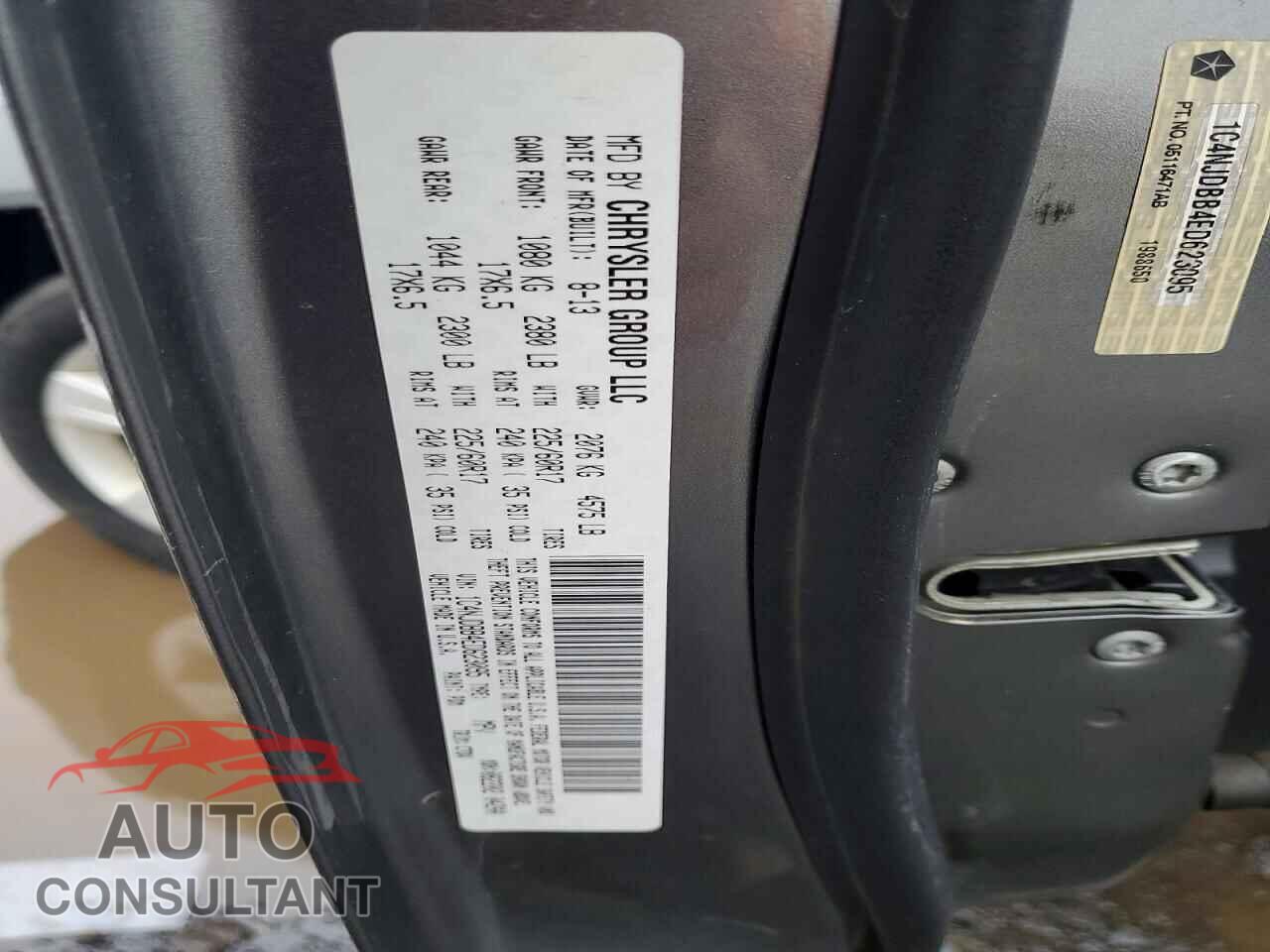 JEEP COMPASS 2014 - 1C4NJDBB4ED623095