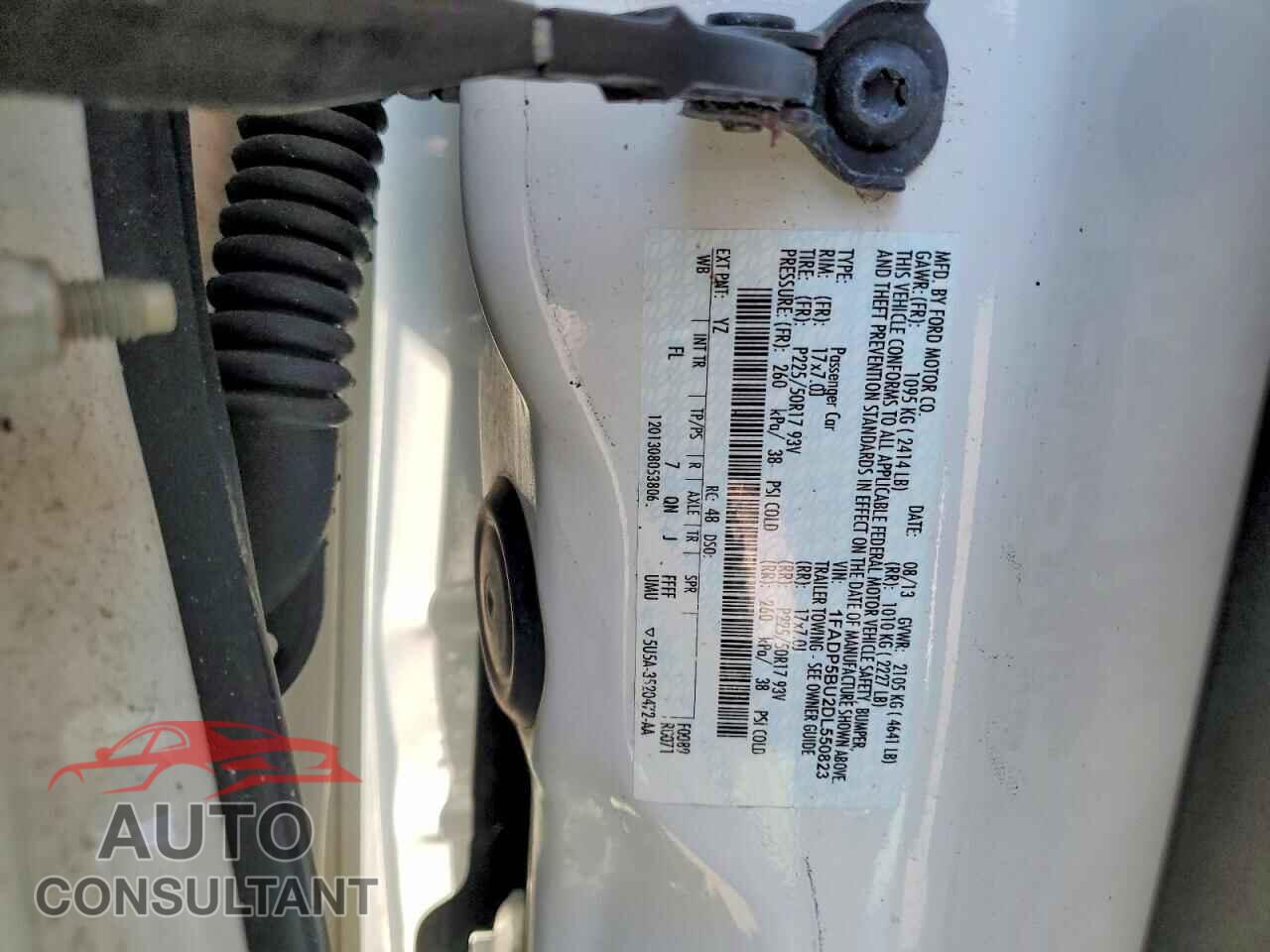 FORD CMAX 2013 - 1FADP5BU2DL550823