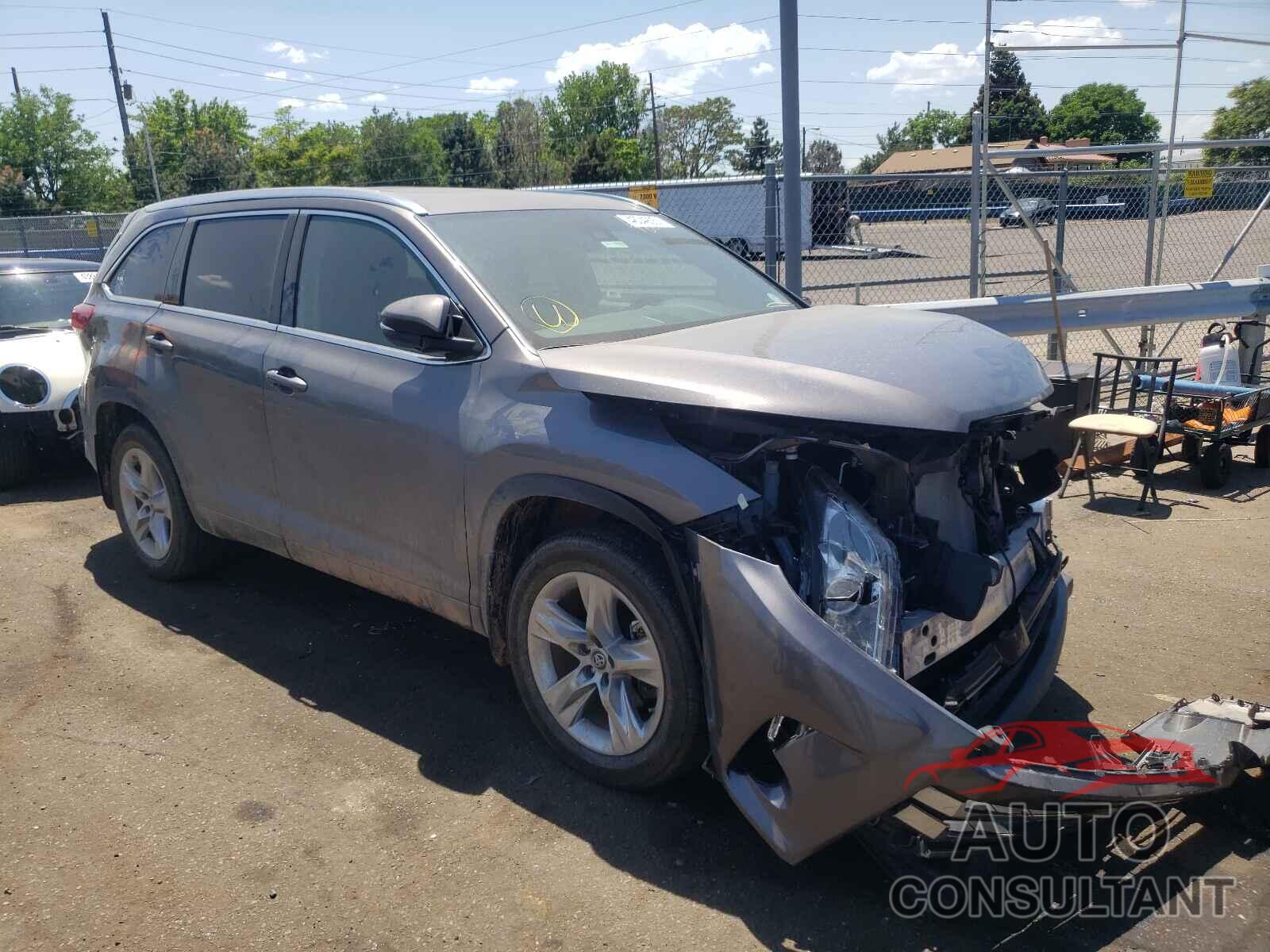 TOYOTA HIGHLANDER 2019 - 5TDDZRFH7KS927280