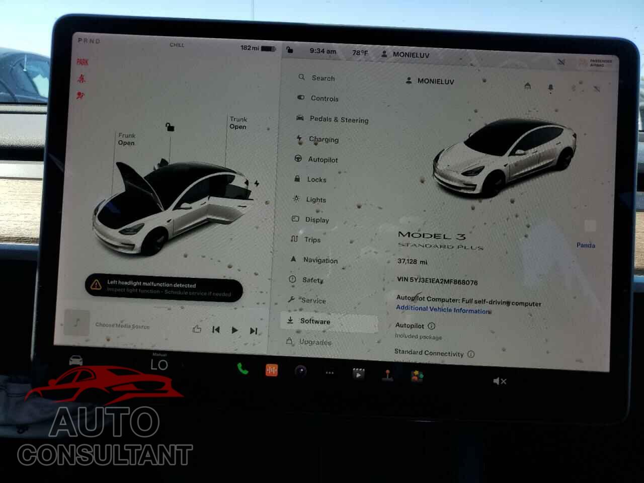 TESLA MODEL 3 2021 - 5YJ3E1EA2MF868076