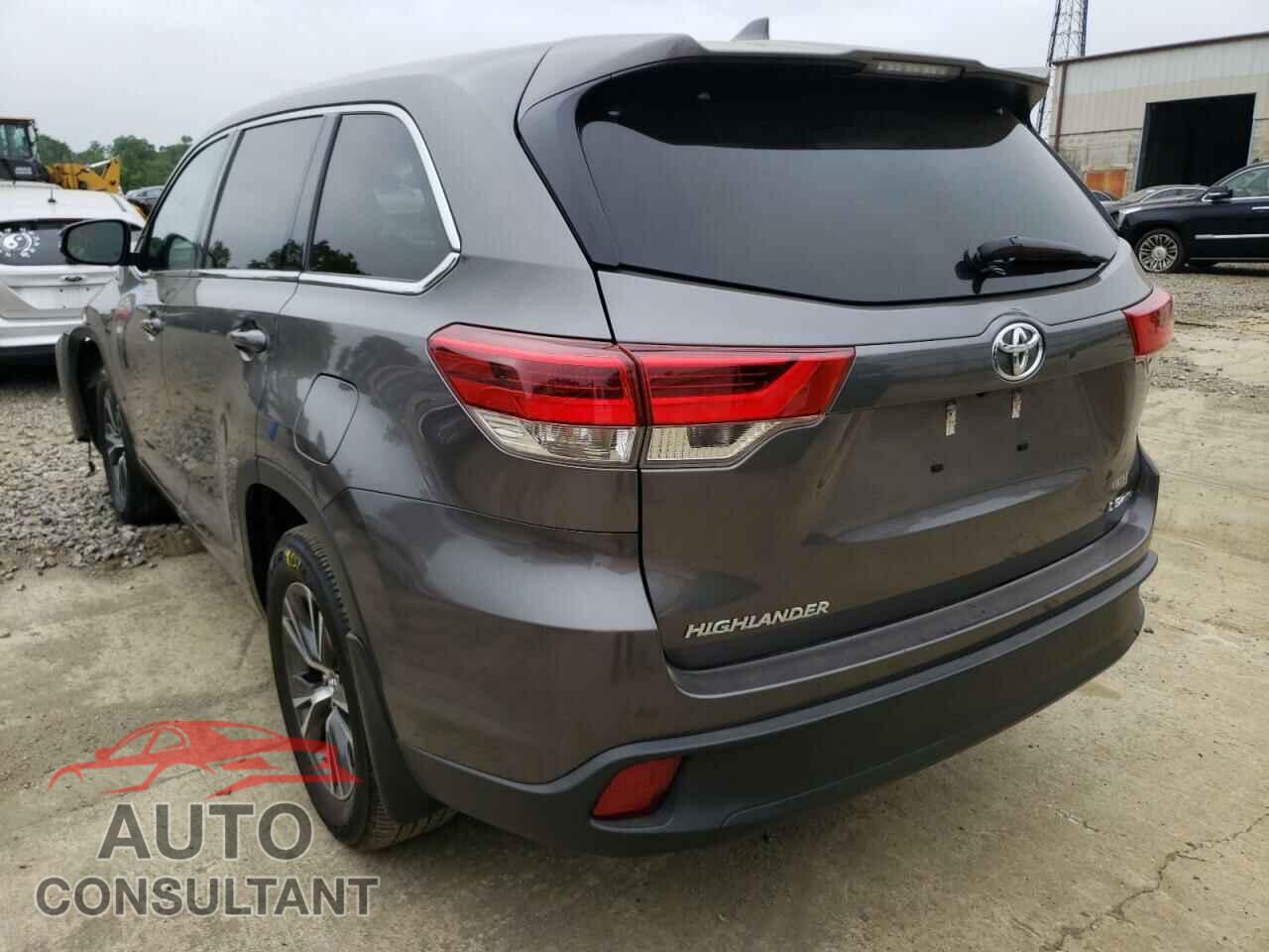 TOYOTA HIGHLANDER 2018 - 5TDBZRFH6JS487722