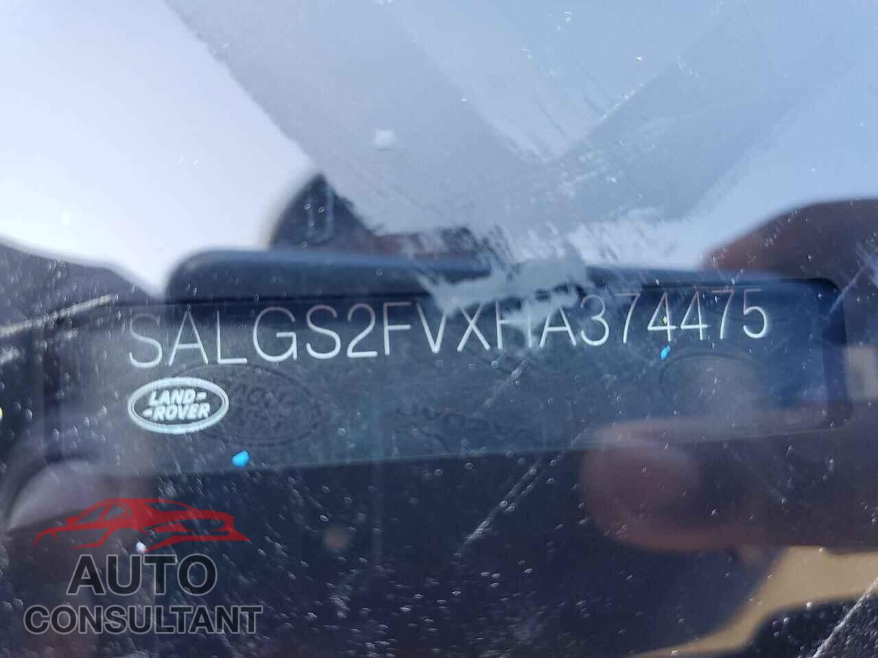 LAND ROVER RANGEROVER 2017 - SALGS2FVXHA374475