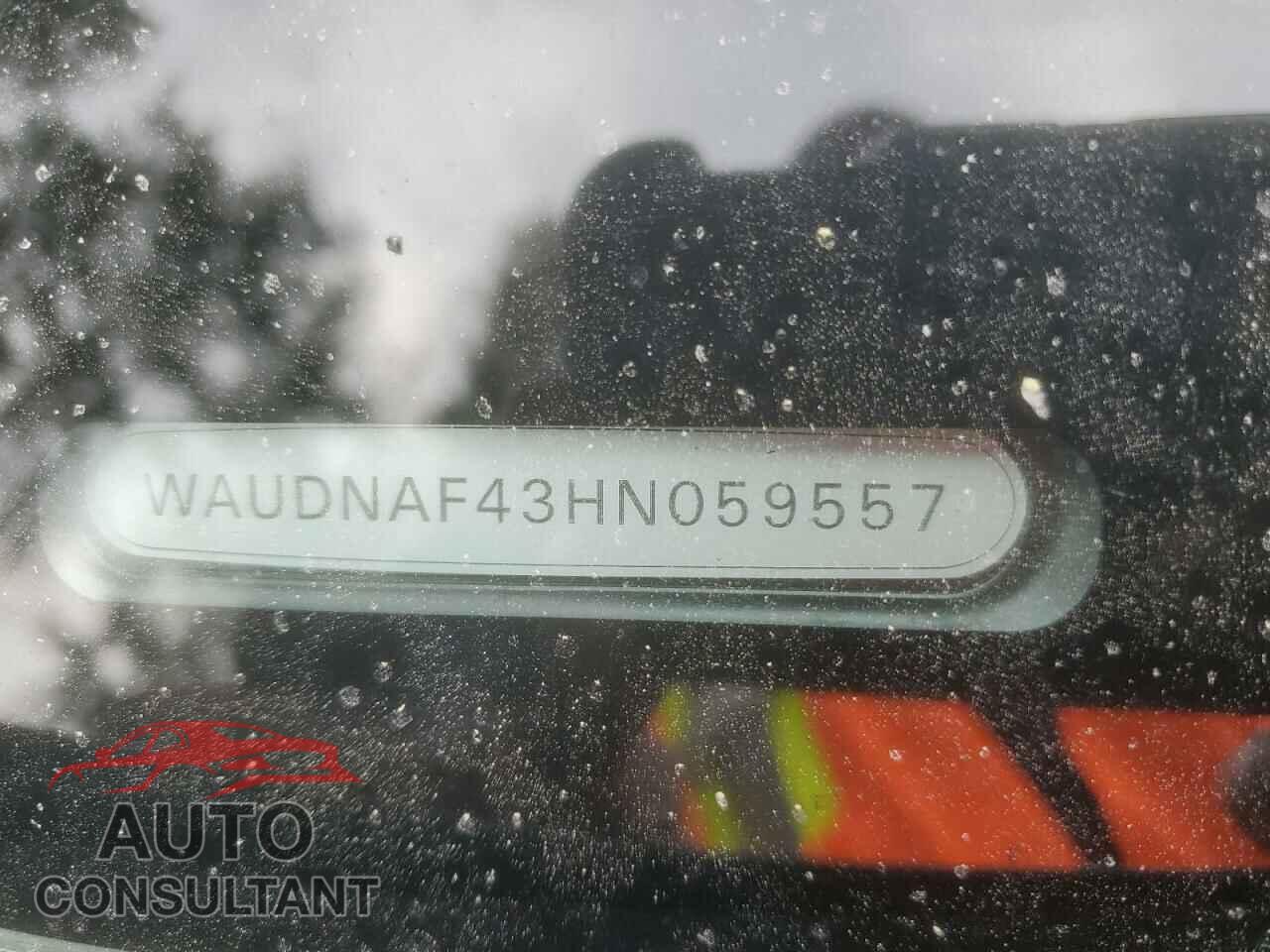 AUDI A4 2017 - WAUDNAF43HN059557