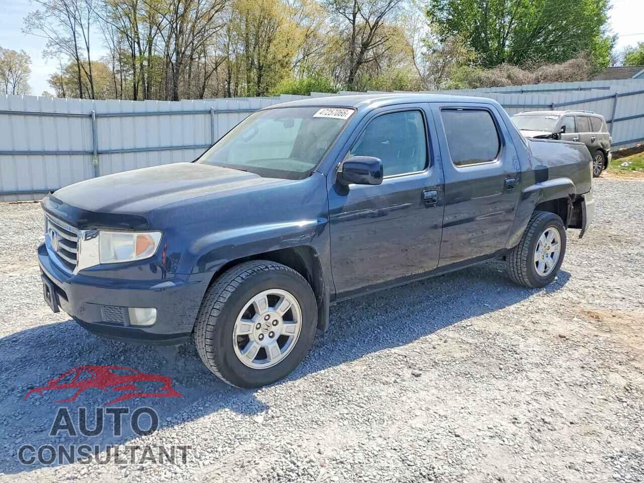 HONDA RIDGELINE 2012 - 5FPYK1F40CB457322