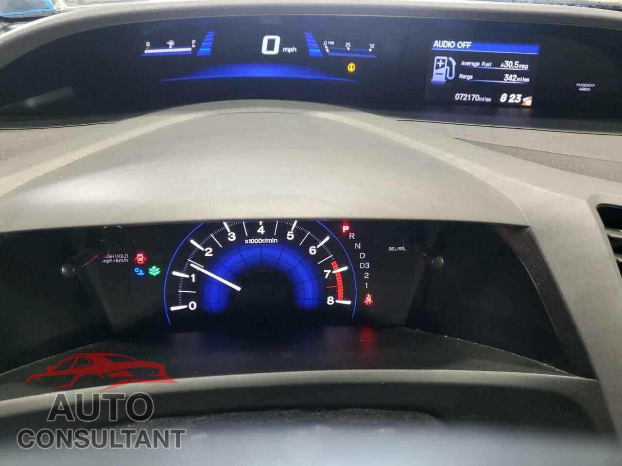 HONDA CIVIC 2012 - 2HGFB2F51CH304961