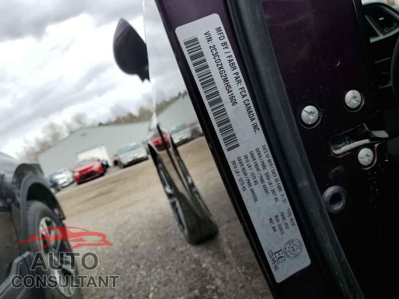 DODGE CHALLENGER 2021 - 2C3CDZKG2MH541606