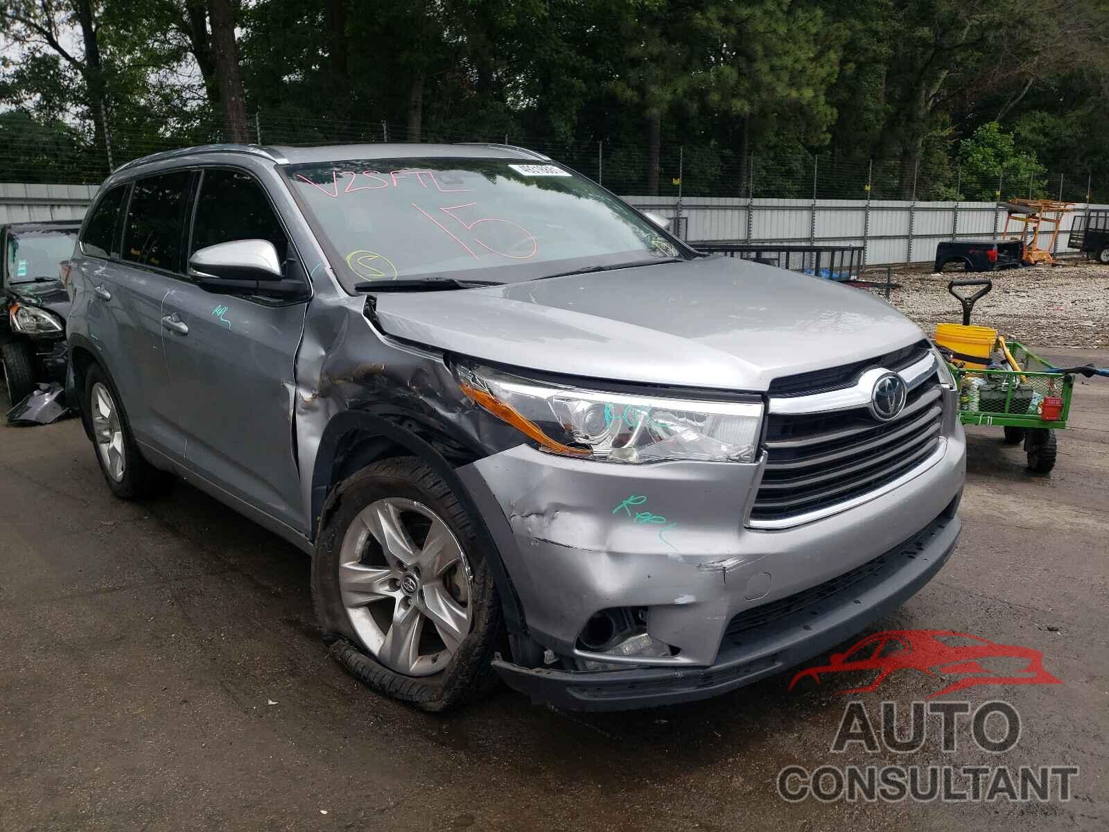 TOYOTA HIGHLANDER 2016 - 5TDDKRFH6GS255644