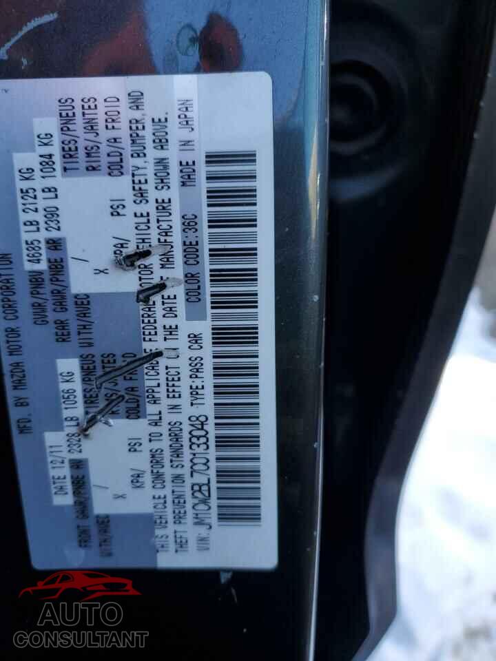 MAZDA 5 2012 - JM1CW2BL7C0133048