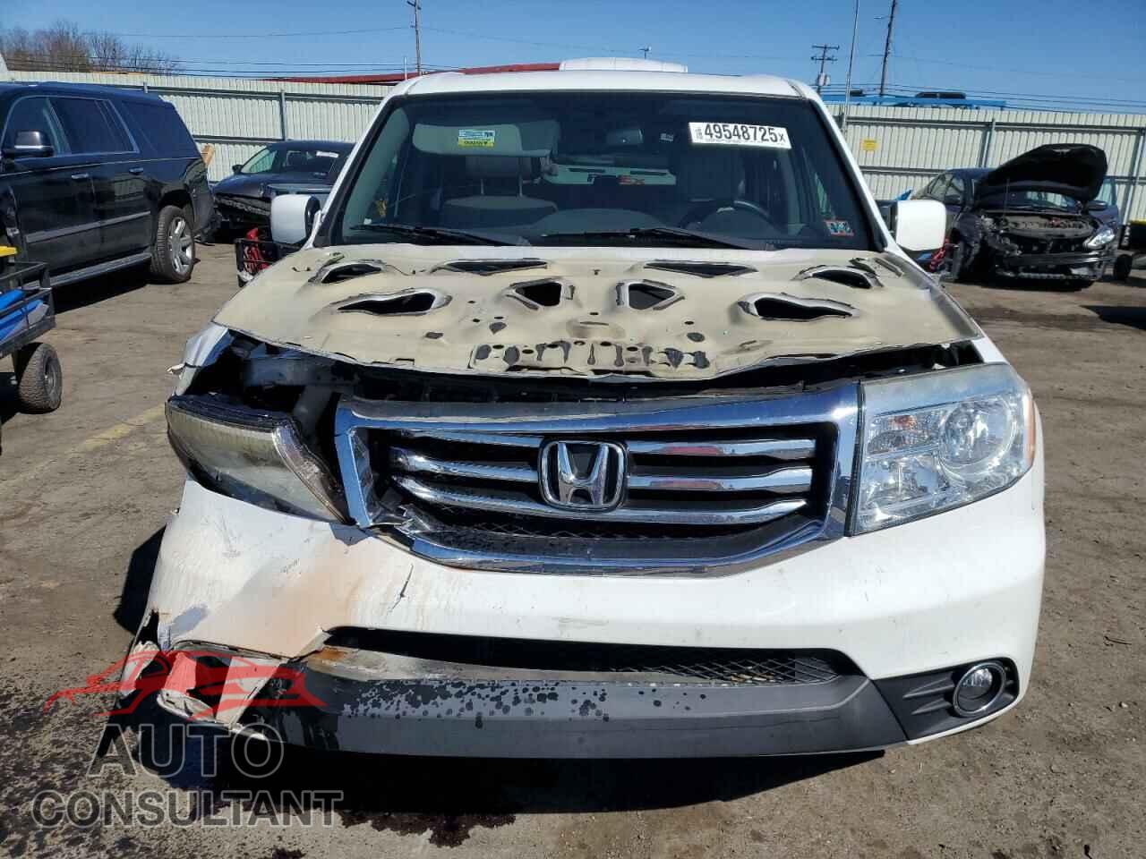 HONDA PILOT 2013 - 5FNYF4H58DB040455