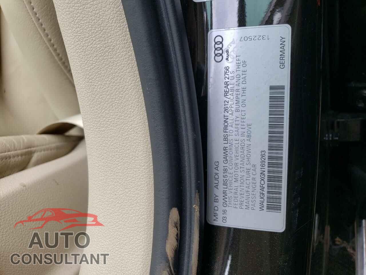 AUDI A6 2016 - WAUGFAFCXGN169263