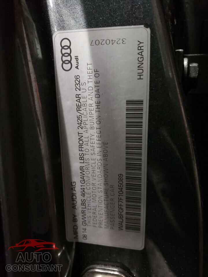 AUDI S3 2015 - WAUBFGFF7F1045089