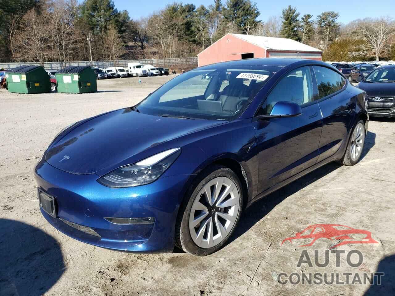 TESLA MODEL 3 2022 - 5YJ3E1EB6NF129870