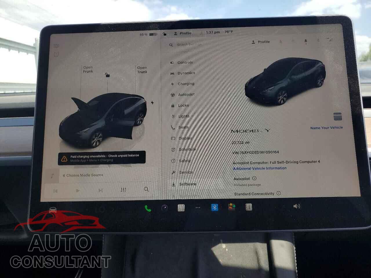 TESLA MODEL Y 2024 - 7SAYGDED1RF090164