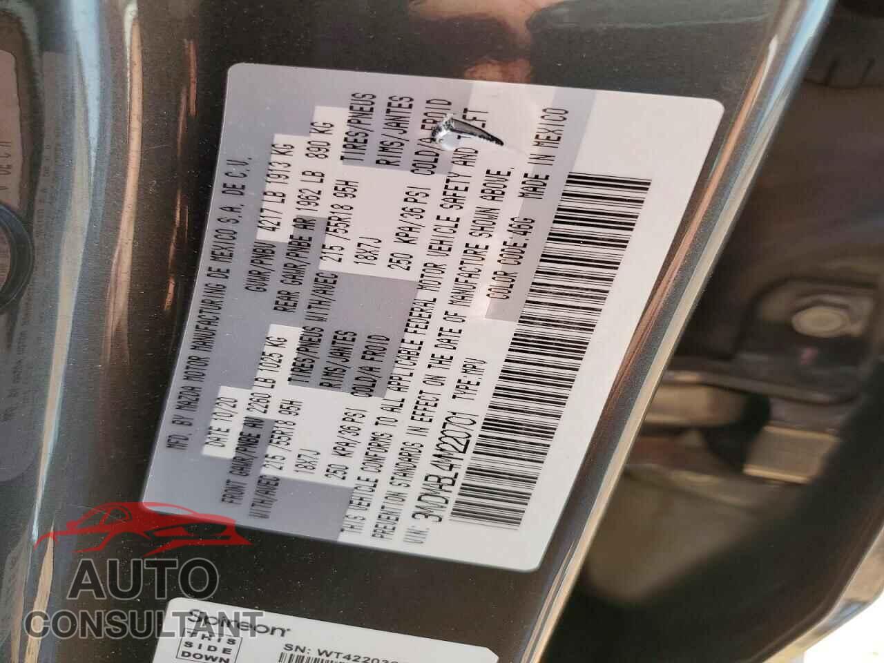 MAZDA CX30 2021 - 3MVDMABL4MM220701