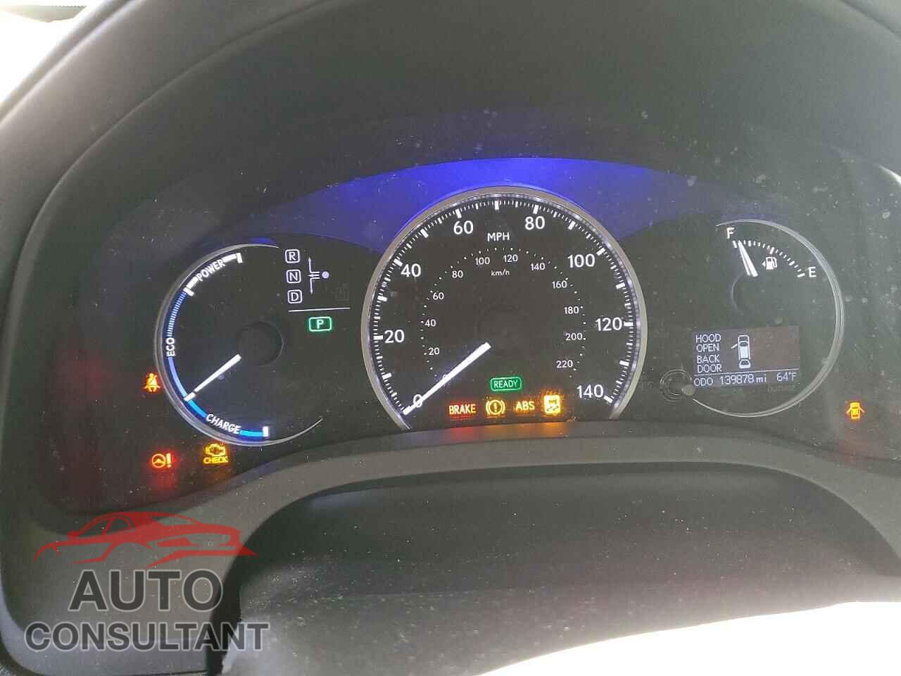 LEXUS CT 200 2013 - JTHKD5BH6D2131763