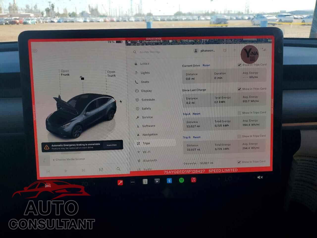 TESLA MODEL Y 2024 - 7SAYGDED1RF128427