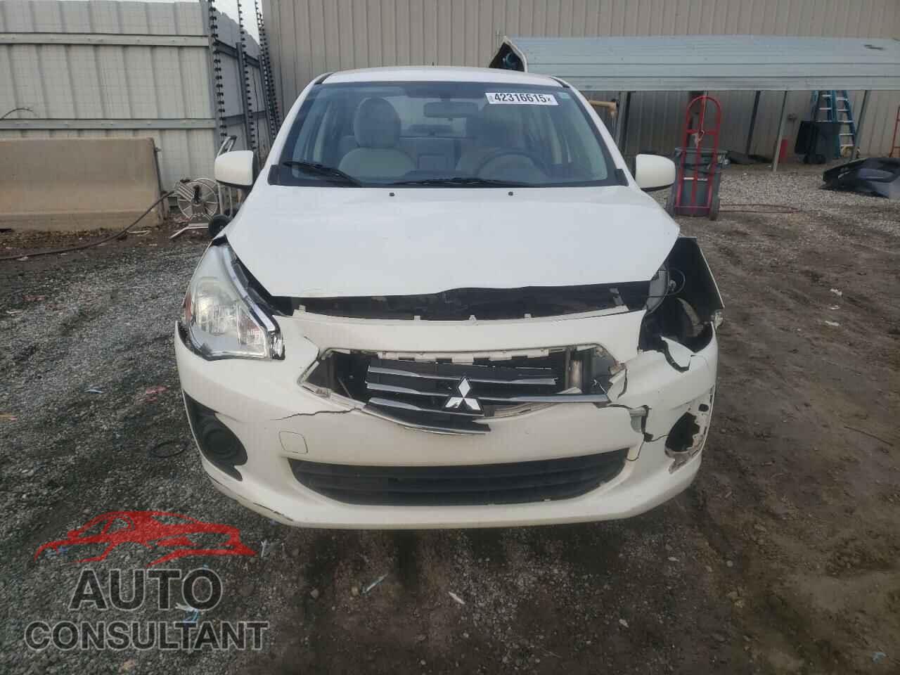 MITSUBISHI MIRAGE 2017 - ML32F3FJ0HHF07332