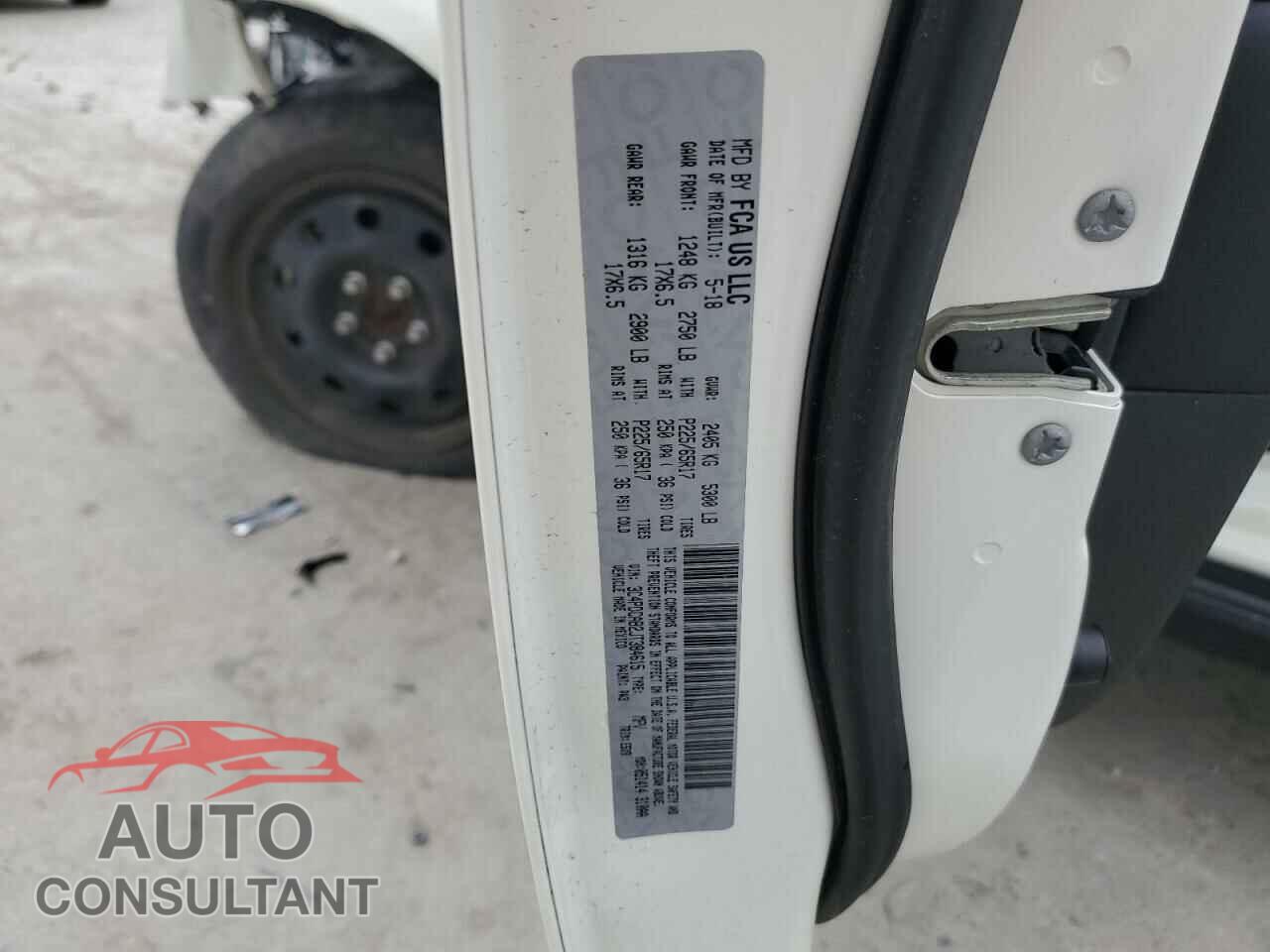 DODGE JOURNEY 2018 - 3C4PDCAB2JT384615
