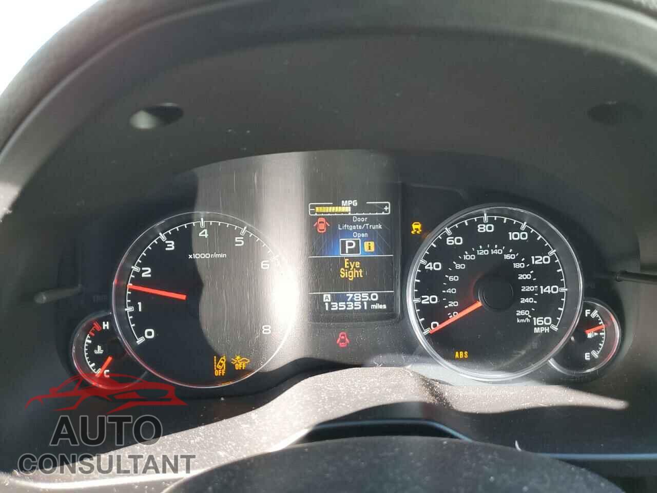 SUBARU OUTBACK 2014 - 4S4BRDPCXE2308709