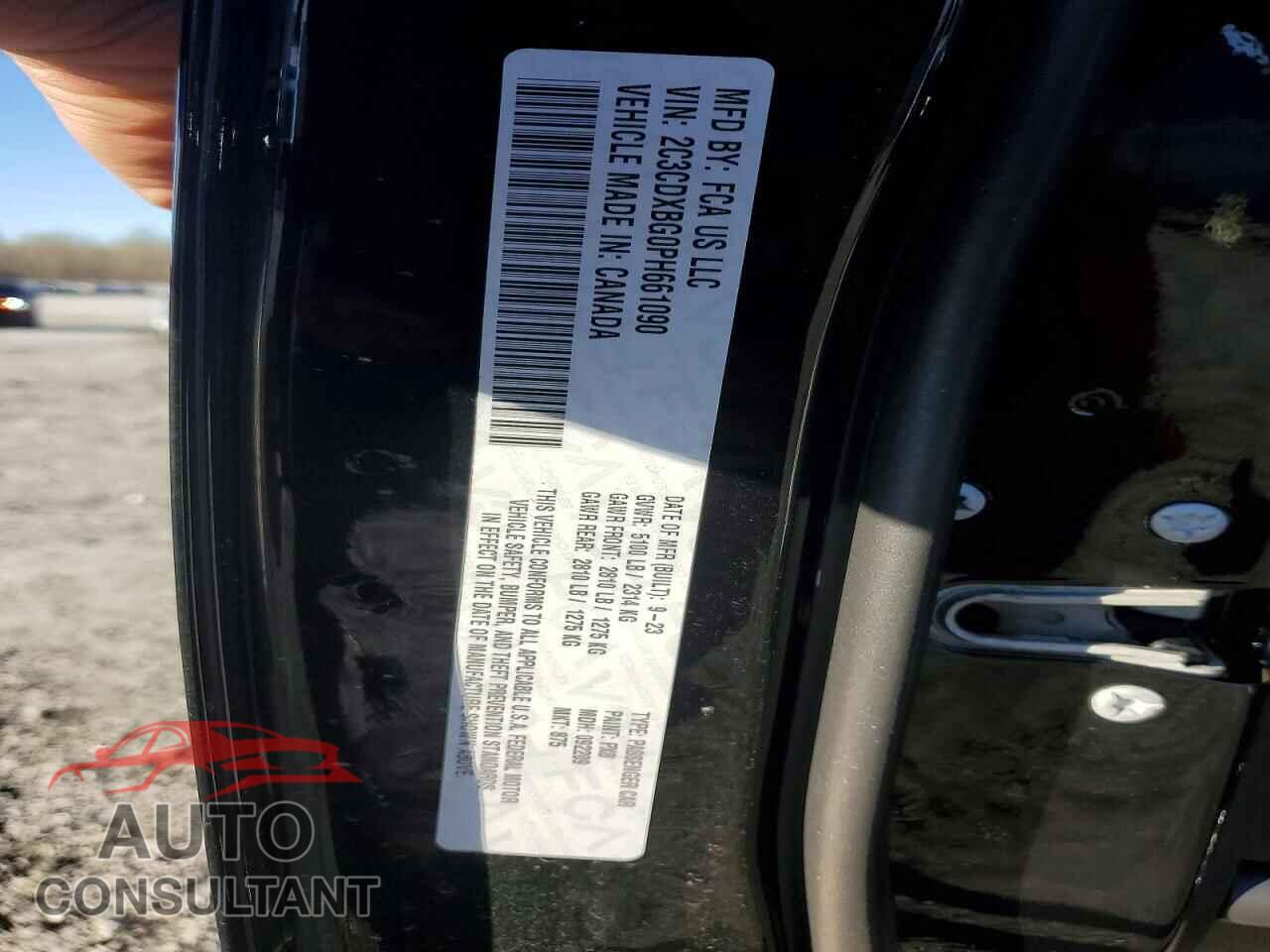 DODGE CHARGER 2023 - 2C3CDXBG0PH661090