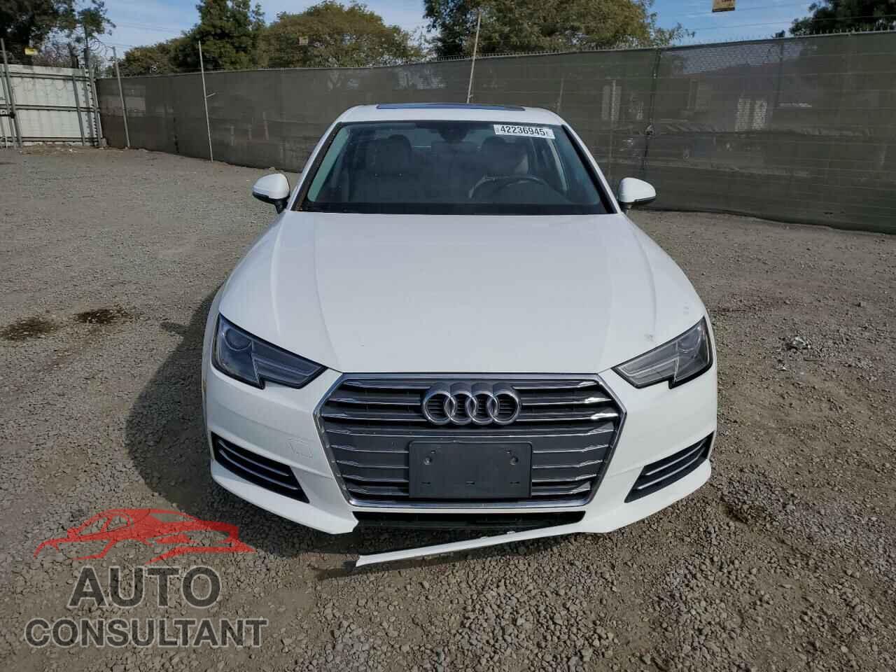 AUDI A4 2017 - WAUGNAF40HN042681